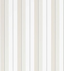 Aiden Stripe Wallpaper by Ralph Lauren Natural/White