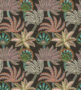 Ravenala Wallpaper by Osborne & Little Charcoal/Blush