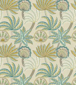 Ravenala Wallpaper by Osborne & Little Petrol/Gold