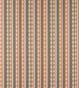 Ravi Stripe Fabric by Jane Churchill Indigo/Multi
