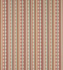 Ravi Stripe Fabric by Jane Churchill Pink/Aqua