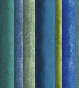Rayure Chinoise Fabric by Designers Guild Cobalt