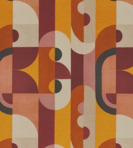 Reciproque Fabric by Casamance Multico Terre De Sienne