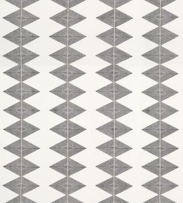 Reflection Fabric by Thibaut Basalt Black