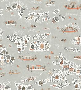 Regatta Fabric by Lewis & Wood Satsuma Soot