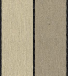 Regatta Stripe 3 Fabric by Ian Mankin Black