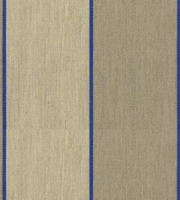 Regatta Stripe 3 Fabric by Ian Mankin Indigo