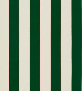 Regency Stripe Wallpaper by Osborne & Little Emerald/Blossom