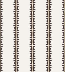 Reno Stripe Wallpaper by Thibaut Black