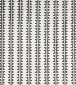 Reno Stripe Fabric by Thibaut Brown