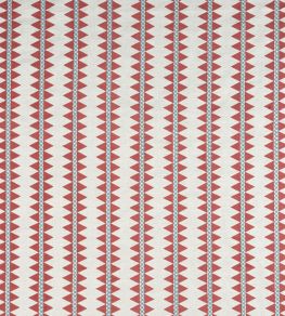 Reno Stripe Fabric by Thibaut Coral