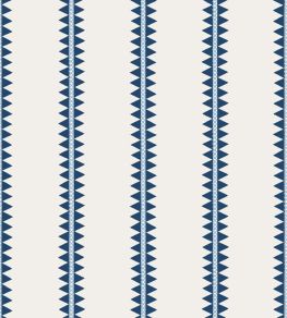 Reno Stripe Wallpaper by Thibaut Navy
