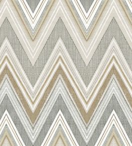 Retro Chevron Grasscloth Wallpaper by Today Interiors Neutral