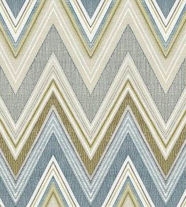 Retro Chevron Wallpaper by Today Interiors Blue/Green