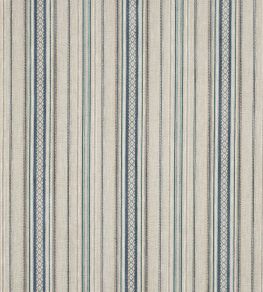 Ridgeway Stripe Fabric by Colefax and Fowler Blue