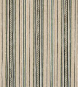 Ridgeway Stripe Fabric by Colefax and Fowler Teal