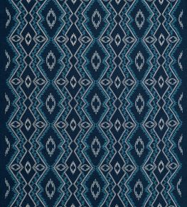 Ripple Effect Fabric by Jim Thompson No.9 Indigo