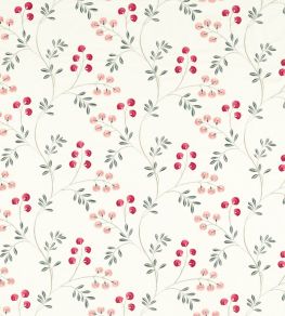 Rochelle Fabric by Clarke & Clarke Blush/Raspberry