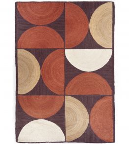Rocky Rug by Elitis Terracotta