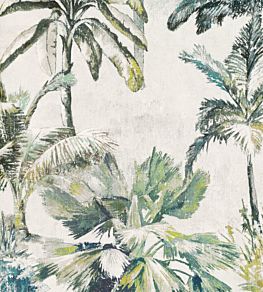 Japura Wallcovering Wallpaper by Romo Indian Green