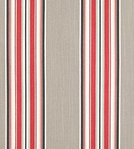 Burford Fabric by Romo Red Tulip