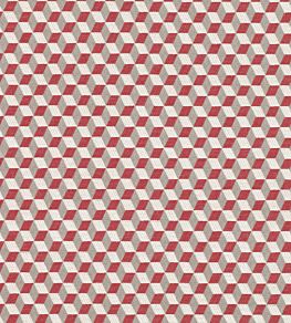 Danby Fabric by Romo Red Tulip