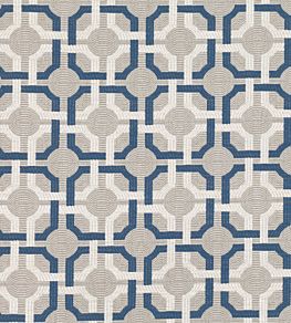 Orton Fabric by Romo Buxton Blue