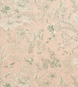 Rosalind Fabric by Thibaut Blush