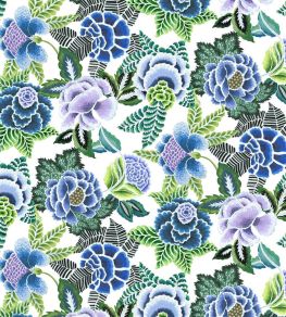 Rose de Damas Fabric by Designers Guild Cobalt