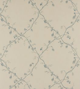 Roussillon Wallpaper by Colefax and Fowler Blue