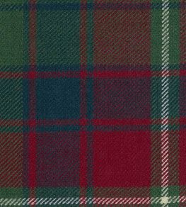 Roxburgh Red Mtd Fabric by The Isle Mill Red