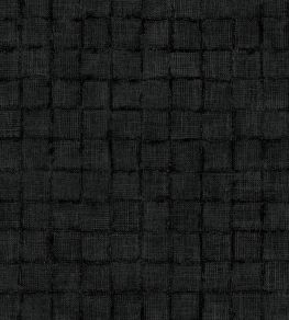 Rustic Check Wallpaper by Eijffinger Black