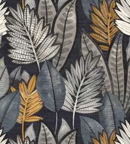 Sabal Wallpaper by Casamance Encre/Ocre