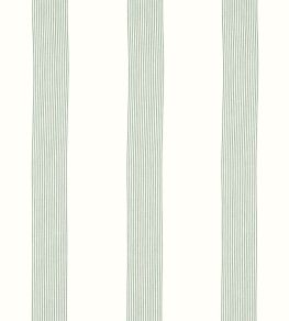 Sabine Stripe Fabric by Thibaut Aloe