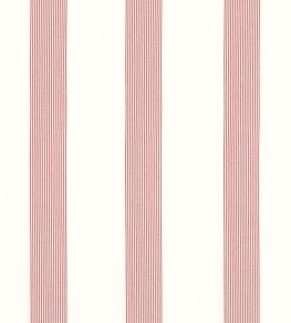 Sabine Stripe Fabric by Thibaut Cranberry