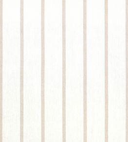 Sailing Stripe Fabric by Anna French Beige and White