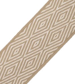 Saisons Diamond Border Trimming by Samuel & Sons Sand Dune