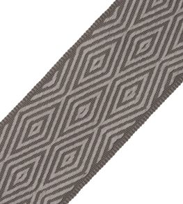 Saisons Diamond Border Trimming by Samuel & Sons Slate