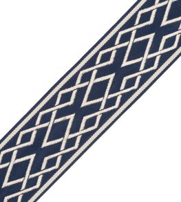 Saisons Interlink Border Trimming by Samuel & Sons Navy