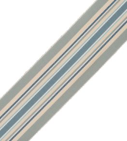 Saisons Stripe Border Trimming by Samuel & Sons Mist