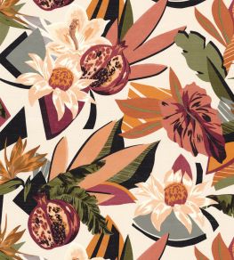 Salvador Wallpaper by Casamance Grege/Corail