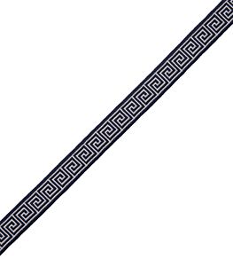 Aristotle Greek Key 16MM Trimming by Samuel & Sons Midnight Blue