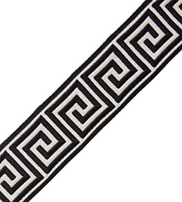 Aristotle Greek Key 35MM Trimming by Samuel & Sons Classic White / Black