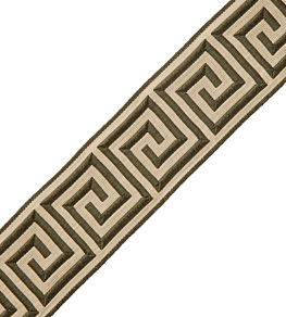 Aristotle Greek Key 35MM Trimming by Samuel & Sons Olive