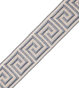 Aristotle Greek Key 35MM Trimming by Samuel & Sons Porcelain Blue