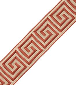 Aristotle Greek Key 35MM Trimming by Samuel & Sons Coral