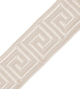 Aristotle Greek Key 70MM Trimming by Samuel & Sons Oyster
