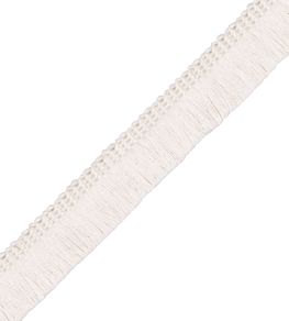 Bali Cotton 1" Brush Fringe Trimming by Samuel & Sons Cream