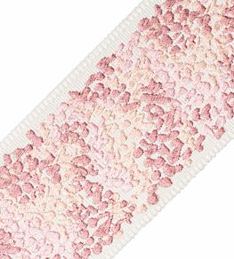 Brielle Embroidered Border Trimming by Samuel & Sons Peony
