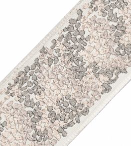 Brielle Embroidered Border Trimming by Samuel & Sons Pebble